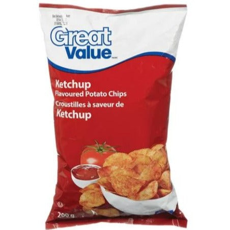 Great Value Ketchup Flavoured Potato Chips