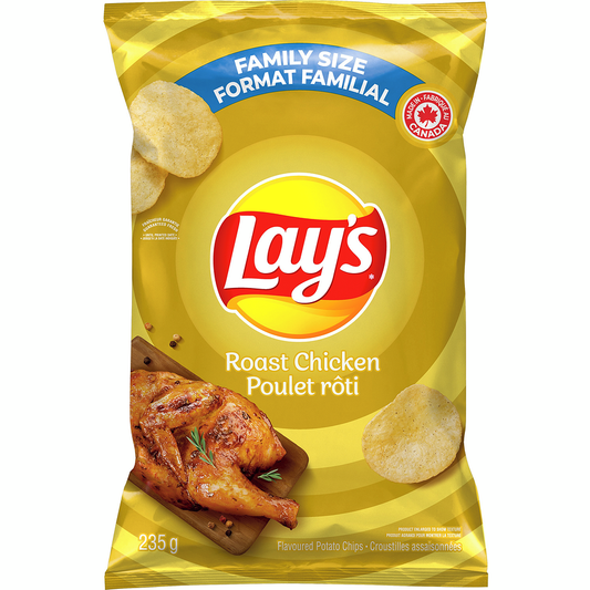 Lays Roast Chicken Potato Chips Family Bag