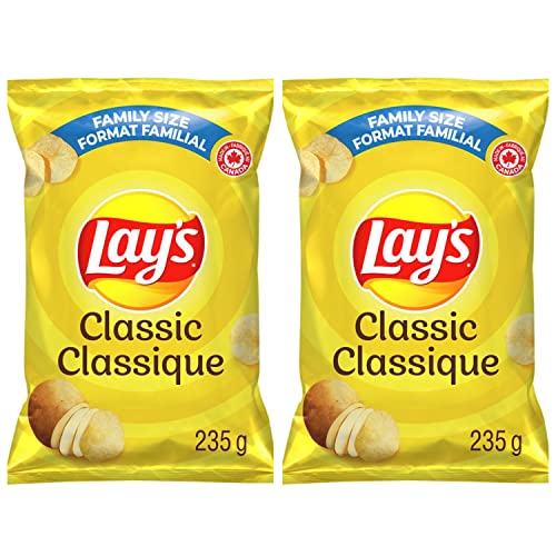 Lays Classic Potato Chips Family Bag pack of 2