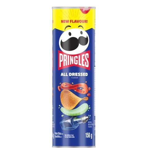 Pringles All Dressed Potato Crisps Chips - New Flavour, 156g/5.5 oz (Shipped from Canada)
