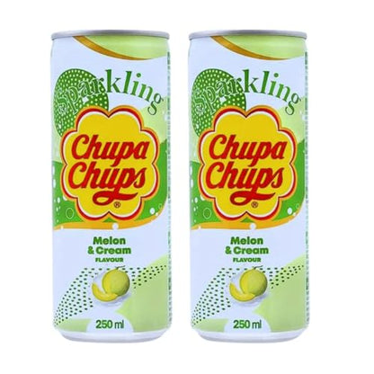 Chupa Chups Sparkling Melon & Cream 250mL/8.4 fl. oz (Shipped from Canada)