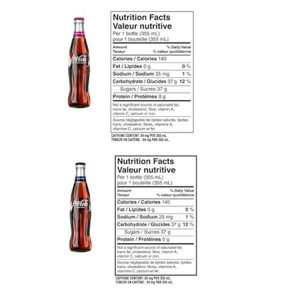 Coca-Cola, Quebec Maple & British Columbia Raspberry nutritional facts