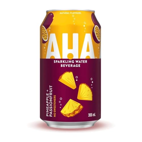 AHA Pineapple + Passionfruit Fridge Pack Cans solo