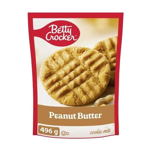 Betty Crocker Peanut Butter Cookie Mix, 496g/17.5 oz (Shipped from Canada)