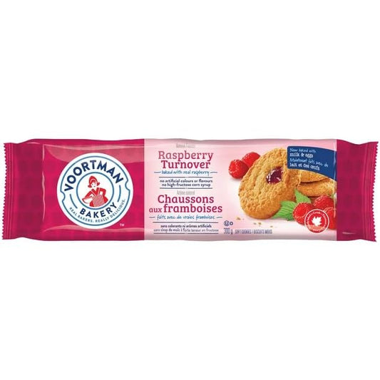 Voortman Raspberry Turnover Cookies 300g/10.6oz (Shipped from Canada)
