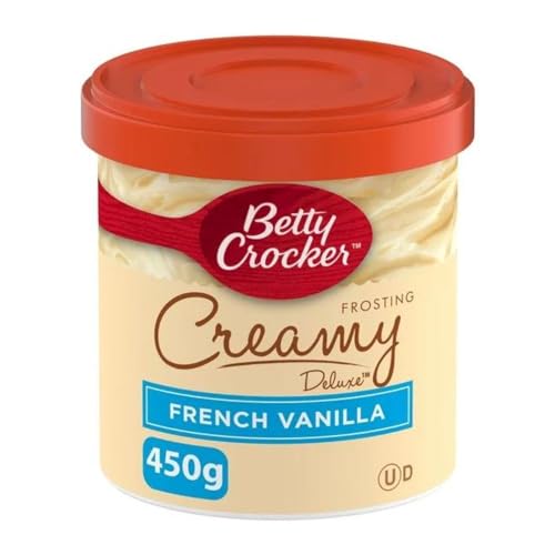 Betty Crocker French Vanilla Creamy Deluxe Frosting, Gluten Free, Ready-to-Spread, 450g/15.9 oz (Shipped from Canada)