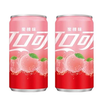 Coca Cola Chinese Peach Can 200ml/6.7 fl. oz. (Shipped from Canada)