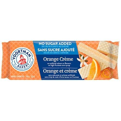 Voortman Orange Creme Wafers 250g/8.8 oz (Shipped from Canada)