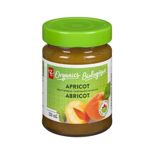 President's Choice  Organics, Organic Fruit Spread Apricot, 235 ml/7.9 fl. oz (Shipped from Canada)