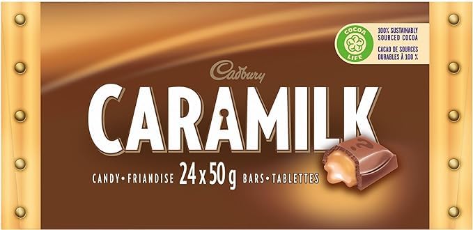 Cadbury Caramilk, Chocolatey Candy Bars, 24 x 50g/1.8 oz (Shipped from Canada)