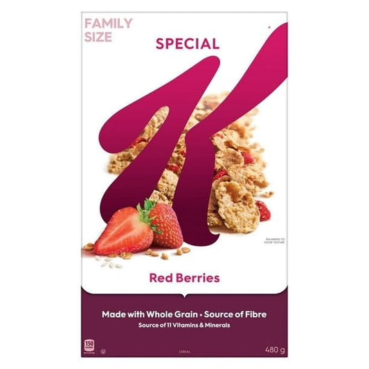 Kellogg's Special K Red Berries Cereal, Family Size, 480g/16.9 oz (Shipped from Canada)