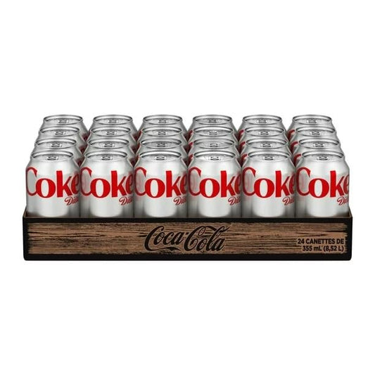 Coca Cola Diet Made with Canadian Ingredients 24 cans x 355ml/12fl.oz (Shipped from Canada)