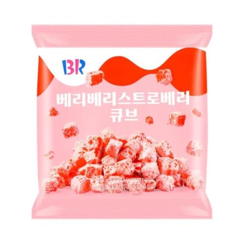 Baskin Robbins Korean Very Berry Strawberry Cubes, 52g/1.8oz (Shipped from Canada)