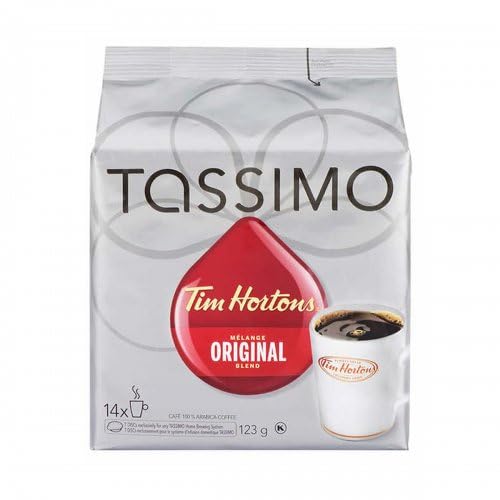 Tassimo Tim Horton's Coffee, Original Blend, Single Serve T-Discs, 14 T-Discs, 123g/4.3oz (Shipped from Canada)