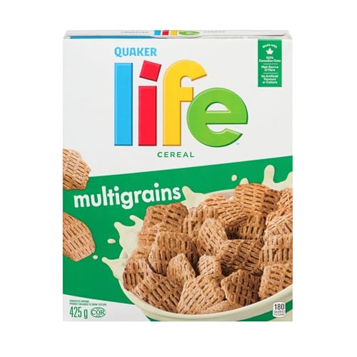 QUAKER Life Multigrains Cereal, 425g/15 oz (Shipped from Canada)