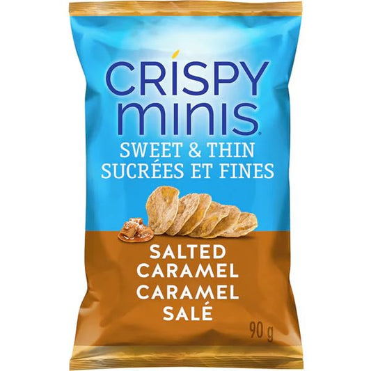 Quaker Crispy Minis Sweet & Thin Salted Caramel Brown Rice Chips, 90g/3.2 oz (Shipped from Canada)