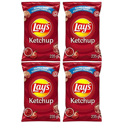 Lays Ketchup Potato Chips pack of 4