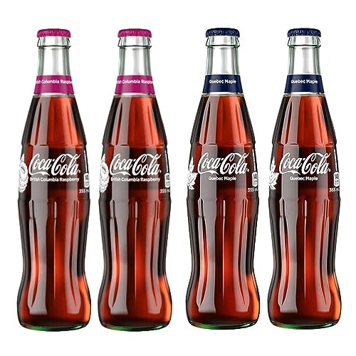 Coca-Cola, Quebec Maple & British Columbia Raspberry, 4 x 355mL/12 fl. oz. (Shipped from Canada)