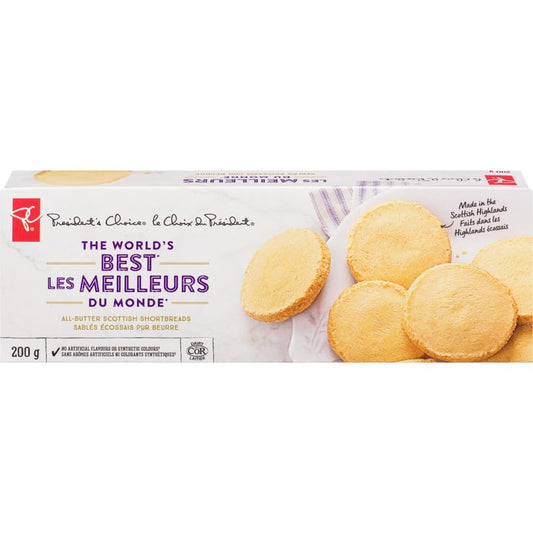 President's Choice The World's Best Shortbread Cookies