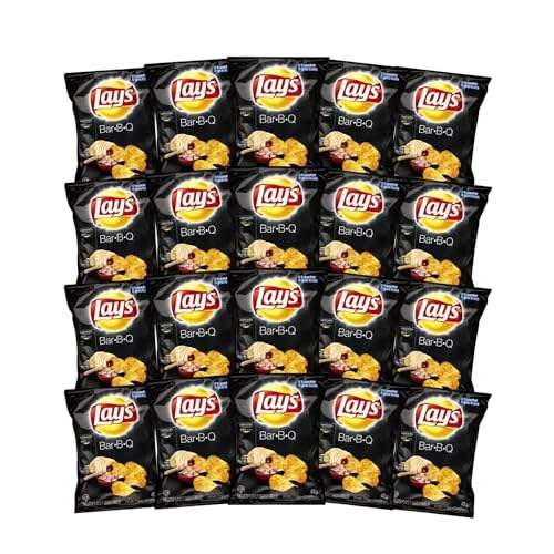 Lays Barbecue Potato Chips Snack Bag, 40g/1.4oz (Shipped from Canada)