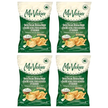 Miss Vickies Sour Cream Herb Onion pack of 4