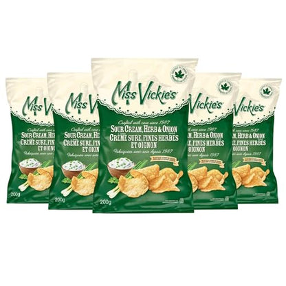 Miss Vickies Sour Cream Herb Onion pack of 5