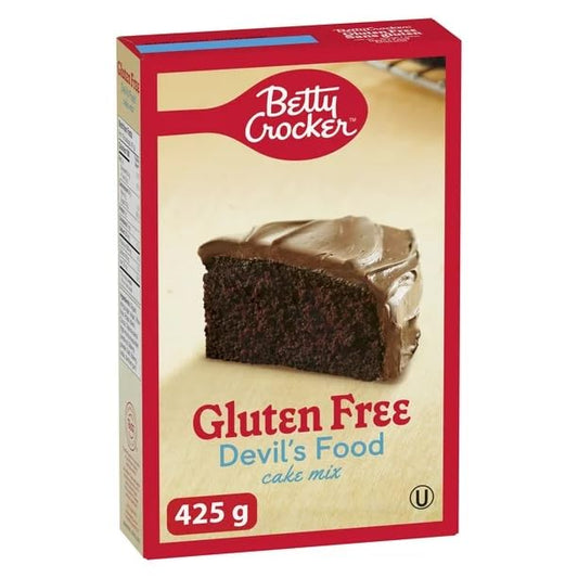 Betty Crocker Devil's Food Cake Mix, Gluten Free, 10 Servings, 425g/15 oz (Shipped from Canada)