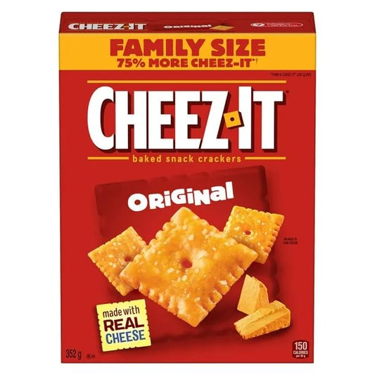 Cheez-It Orignal Baked Snack Crackers, 352g/12.4 oz (Shipped from Canada)