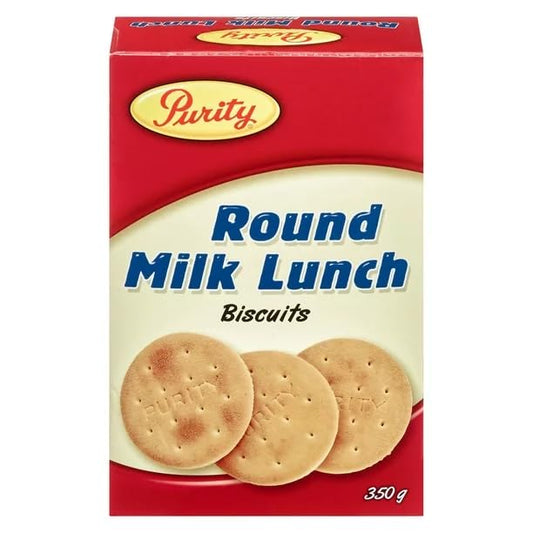 Purity Biscuits, Milk Lunch Round, 350g/12.3 oz (Shipped from Canada)