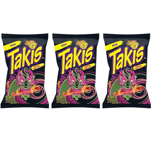 Takis Dragon Spicy Sweet Chili Pepper pack of 3