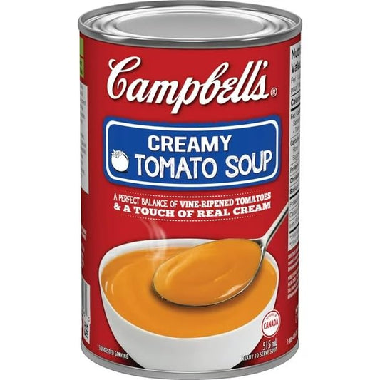 Campbell's Creamy Tomato Ready to Serve Soup, Ready to Serve Soup, 515 mL/17.4 fl. oz (Shipped from Canada)