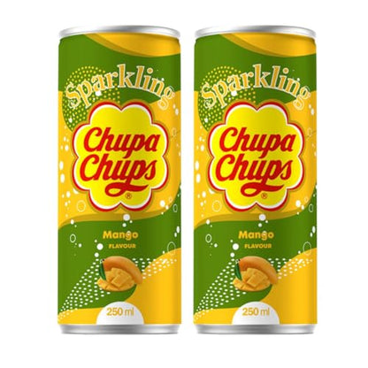 Chupa Chups Sparkling Soda, Mango Flavor,  250mL/8.4 fl. oz (Shipped from Canada)