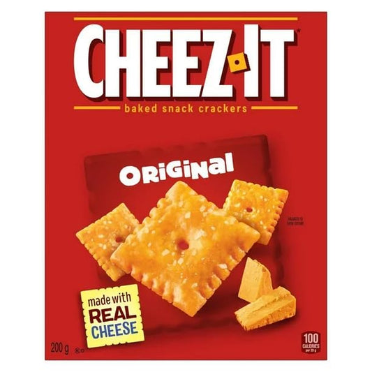 Cheez-It Baked Snack Crackers Original, 200g/7 oz (Shipped from Canada)