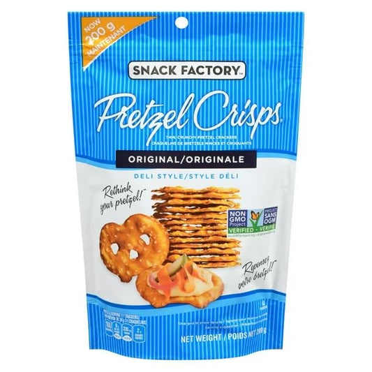 Snack Factory Pretzel Crisps Original, 200g/7 oz (Shipped from Canada)