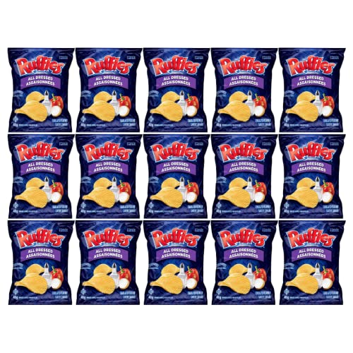 Ruffles All Dressed Chips Snack Bag pack of 15