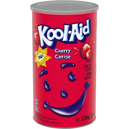 Kool-Aid Cherry Drink Mix  2.3kg/81.1oz (Shipped from Canada)