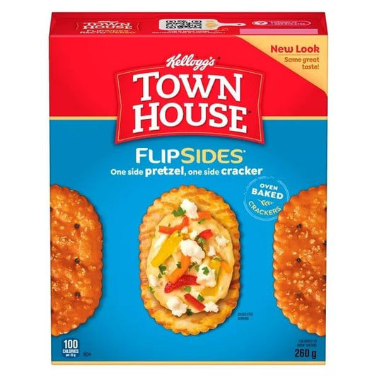 Kellogg's Town House Flipsides Original Cracker, 260g/9.2 oz (Shipped from Canada)