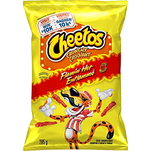 Cheetos Crunchy Flamin Hot Cheese Snacks