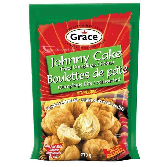 Grace Johnny Cake Fried Dumplings Mix, 270g/9.5 oz (Shipped from Canada)
