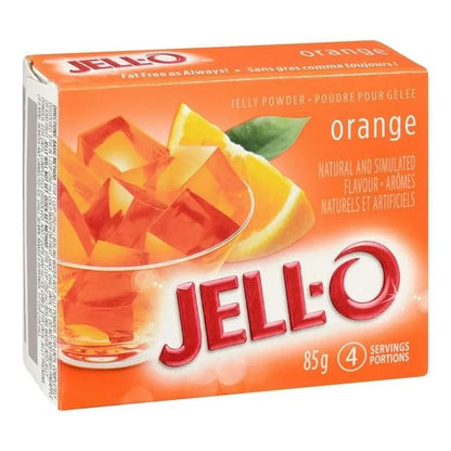 Jell-O Orange Jelly Powder, Gelatin Mix, 85g/3oz (Shipped from Canada)