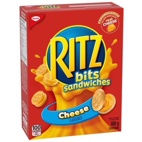 Christie Ritz Bits Cheese Sandwich Crackers, 180g/6.3oz (Shipped from Canada)