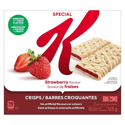 Kellogg's Special K Fruit Crisps Strawberry, 125g/4.4oz (Shipped from Canada)