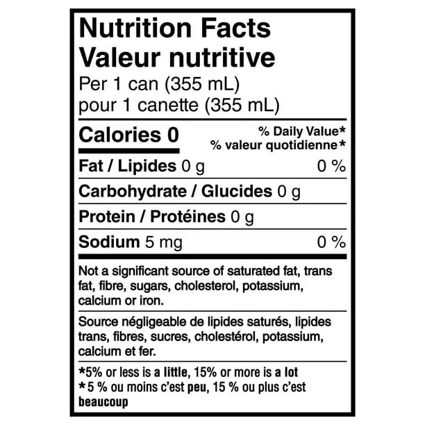 AHA Lime + Watermelon Sparkling Water nutritional facts