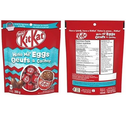 Nestle Easter Hide Me Eggs Variety Pack - Kit Kat, Coffee Crisp, Aero, Smarties, (Pack of 4) Shipped from Canada
