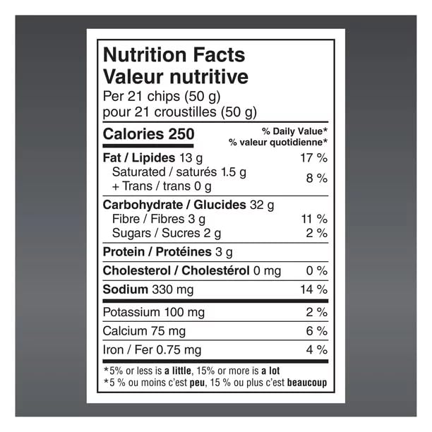 Doritos Sweet Tangy BBQ Tortilla Chip nutrition facts