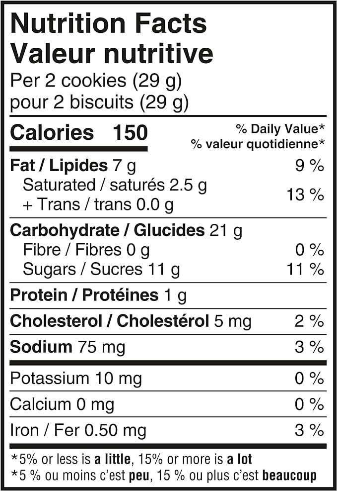 Oreo Maple Creme Sandwich Cookie nutrition facts