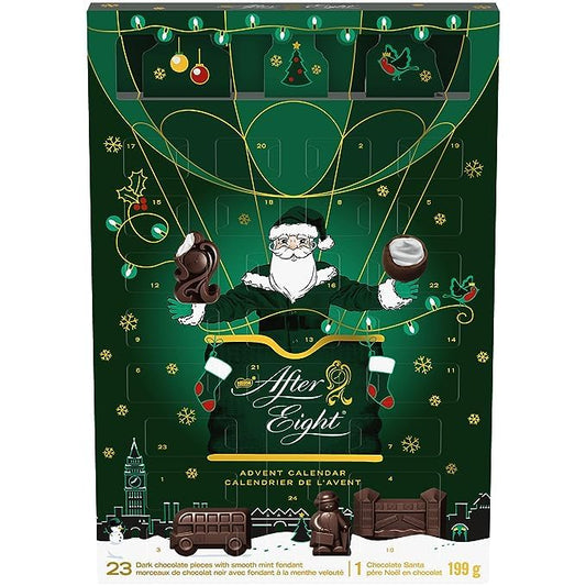 After Eight Holiday Chocolate Advent Calendar 199g/7oz (Shipped from Canada)