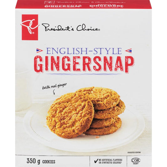 President's Choice English-Style Gingersnap Cookies