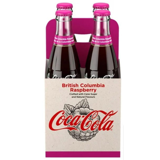 Coca-Cola British Columbia Raspberry pack of 4