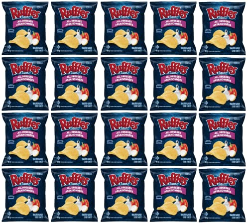 Ruffles All Dressed Chips Snack Bag pack of 20